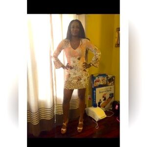 Light Pink Flower Dress